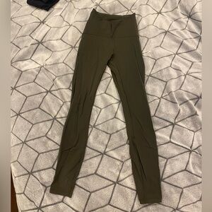 Lululemon olive green leggings